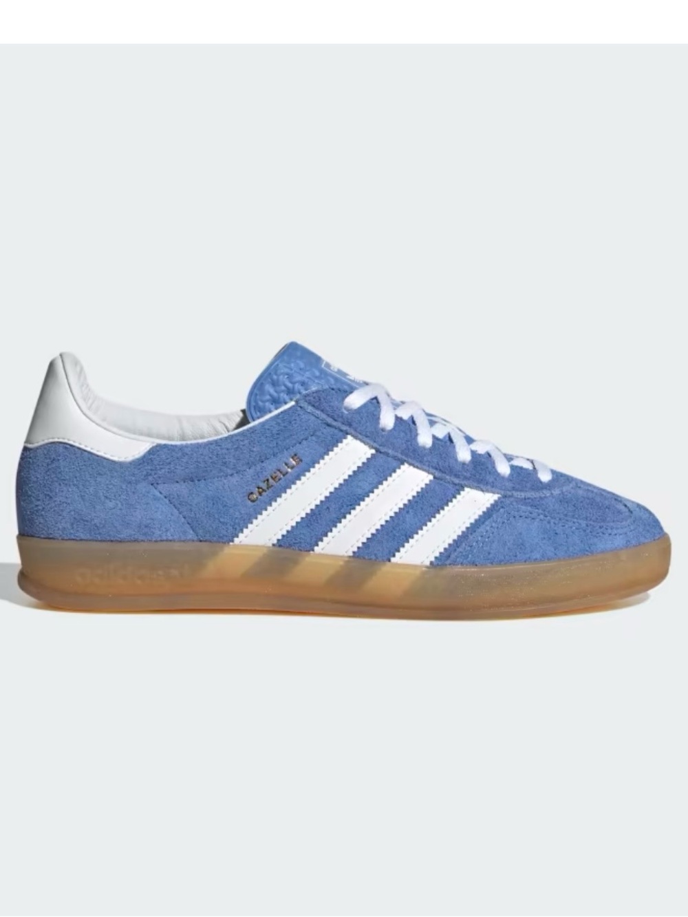 ADIDAS Gazelle Indoor Shoe, blue and white